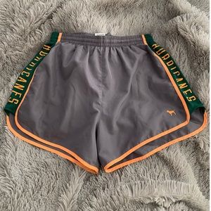 VS PINK Miami Hurricanes shorts